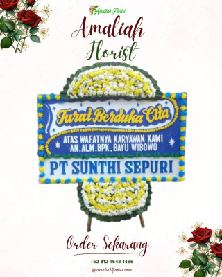 Papan Bunga Duka di Petuk Barunai