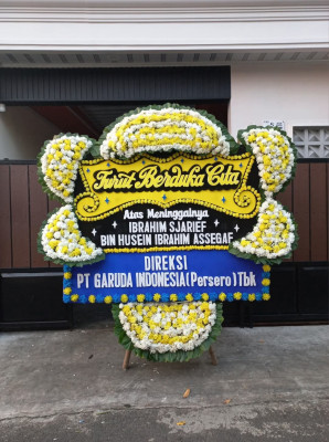 Papan Bunga Duka di Petuk Barunai