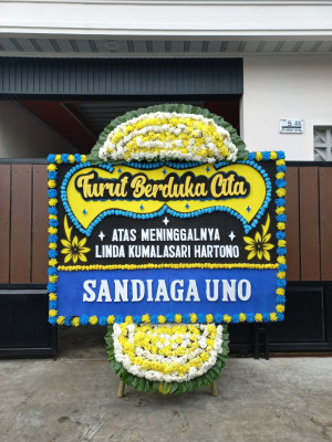 Papan Bunga Duka di Petuk Barunai
